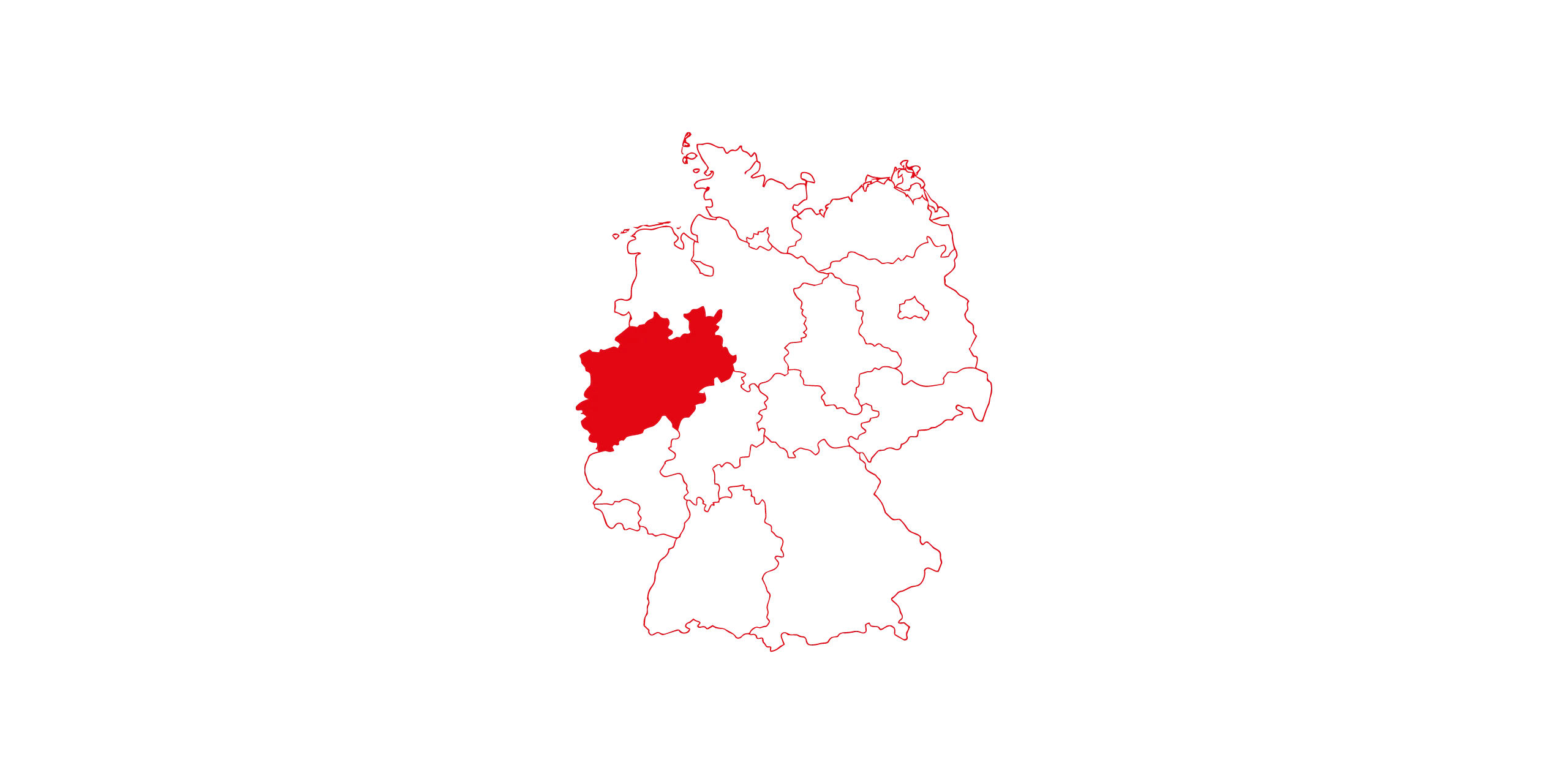 NRW Landkarte